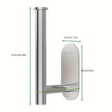 1pc Stainless Steel Baseball Cap Hanger - Wall Mounted Hat Organizer With Punch-Free Design
