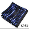 High Grade 2023 New Style Hot sale Silk Handkerchief Black Suit Accessories Solid Men Abraham Lincoln's birthday Pocket Square