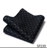 Vangise Brand Newest style  Silk Hanky Man Floral Gray Fit Business lover's day Pocket Square Handkerchiefs