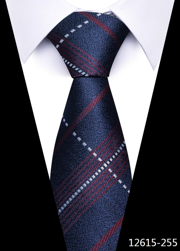Cravate pour homme, 7,5 cm, de luxe, gris foncé, accessoires de mariage, à pois, pour le travail