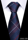 Cravate pour homme, 7,5 cm, de luxe, gris foncé, accessoires de mariage, à pois, pour le travail