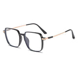 Anti Blue Light Blocking Glasses Oversized Square Reading Glasses for Women Men TR Frame High-definition Presbyopia Eyewear