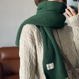 Knit Wool Scarf New Year Scarf Cashmere Shawl Winter Cashmere Scarves Korean Style Scarves Long Shawl Red Knitted Shawl Student