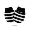 Bonnet pour nouveau-né avec gants, bonnet chaud en coton pour enfants, accessoires pour enfants, bonnet de nuit pour bébés de 0 à 6 mois, automne et hiver