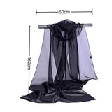 160*50cm Couleur unie Vente simulation soie mousseline de soie écharpe rayée mode sauvage châle crème solaire imprimé écharpe florale écharpes