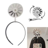 Funny Brain Loading Rotatable Headband Hairpin Downtime Hairpin Creative Moving Hair Clip Hair Accessory