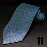 EASTEPIC Cravates de 10 cm de large pour hommes en costumes d'affaires Cravate pour hommes Accessoire Jacquard Impression de qualité Pure Soie Fête de mariage