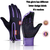 Hot Winter Gloves For Men Women Touchscreen Warm Outdoor Cycling Driving Motorcycle Cold Gloves Windproof Non-Slip Womens Gloves