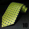 EASTEPIC Cravates de 10 cm de large pour hommes en costumes d'affaires Cravate pour hommes Accessoire Jacquard Impression de qualité Pure Soie Fête de mariage