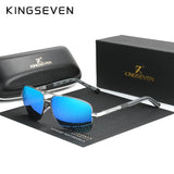 KINGSEVEN Classical Men’s Sunglasses High Quality Aluminum HD Mirror Lens Functional Glasses Women Driving Accessory Eyewear