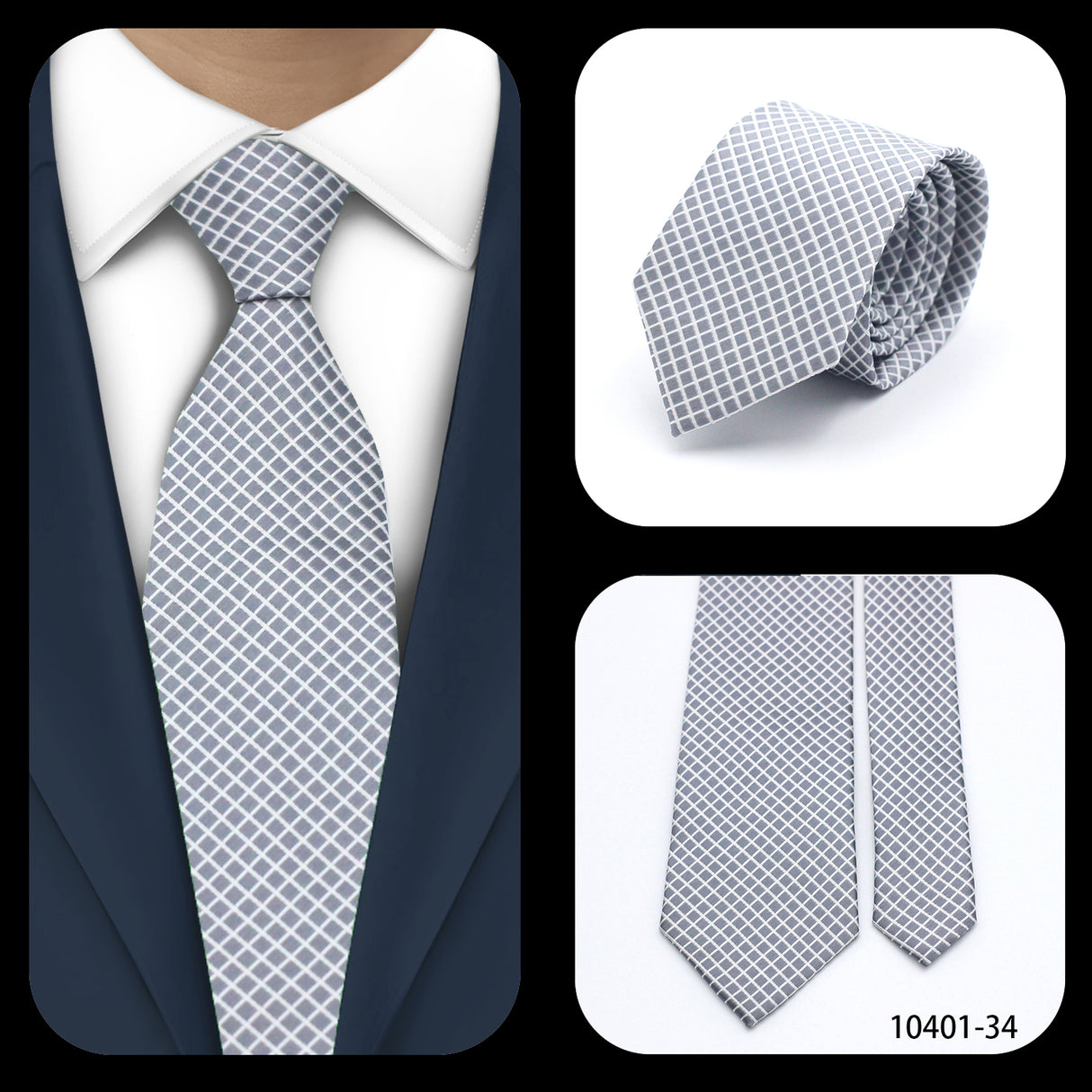 Cravates élégantes à pois pour hommes LYL 7 cm, cravate de luxe avec imprimé géométrique, cadeau pour invités, accessoires de festival pour gentleman