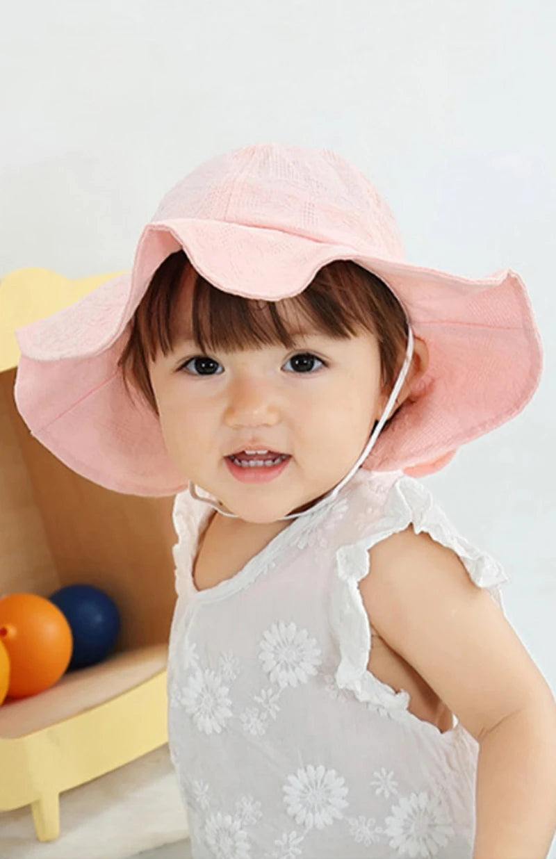 Chapeau de princesse pour bébé fille, grand nœud, casquette d'été pour bébé fille, chapeau de soleil à large bord pour voyage, accessoires pour enfants de 1 à 3 ans