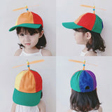 Rainbow Bamboo Dragonfly Baseball Cap Funny Helicopter Propeller Adventure Dad Hat Snapback Hat For Adult Kids Boys Girls