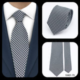 Cravates élégantes à pois pour hommes LYL 7 cm, cravate de luxe avec imprimé géométrique, cadeau pour invités, accessoires de festival pour gentleman