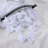 10Pcs/lot Grosgrain Ribbon Pigtail Hair Bows Elastic Hair Ties Hair Bands Holders Girls Baby Hair Accessories for Baby Infants