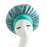 Satin Wide Brim Nightcap Silky Bonnet Hair Wrap for Sleeping Sleep Cap With Elastic Soft Band Styling Cap Hair Wrapping Caps