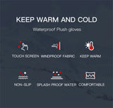 Hot Winter Gloves For Men Women Touchscreen Warm Outdoor Cycling Driving Motorcycle Cold Gloves Windproof Non-Slip Womens Gloves
