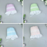 20CM Doll Hat Cute Lace Princess Miniature Hat Nightcap Soft Bonnet Cap For Idol Dolls Accessories Photography Props Kids Toys