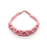 Style Elastic Hair Band Braided Rope Headwrap Turban Women Hair Scarf Macrame Hair Band Bohemian Headband Crochet Bandana