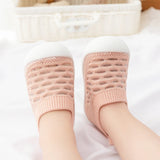 Chaussures de printemps populaires pour bébés, maille tricotée, respirantes, pour filles et garçons de 0 à 3 ans, baskets décontractées à enfiler, antidérapantes, pour tout-petits, pré-marcheurs