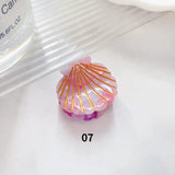 Fashion Shell Hair Claws Hairwear for Women Sweet Cute Mini Shark Clip Crab Clamps Hair Clips Claw Clip Trendy Hair Accessories