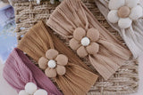Cute Baby Headbands Flower Floral Elastic Soft Newborn Headbands For Baby Girl Children Turban Infant Kids Hair Accessories