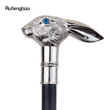 White Rabbit Long Ear Gentleman Walking Cane Fashion Walking Stick Gentleman Crosier Knob Walking Stick 93cm