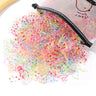 Lot de 1 000 élastiques à cheveux jetables colorés pour filles, accessoires pour cheveux, élastiques pour queue de cheval