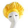Satin Wide Brim Nightcap Silky Bonnet Hair Wrap for Sleeping Sleep Cap With Elastic Soft Band Styling Cap Hair Wrapping Caps