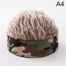 Baseball Cap Men Women Beanie Wig Hat Fun Short Hair Caps Breathable Soft for Party Toupee Hats Outdoor