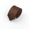Cravate classique unie pour homme, cravate formelle à rayures, 6 cm, fine, pour mariage, slim, pour marié