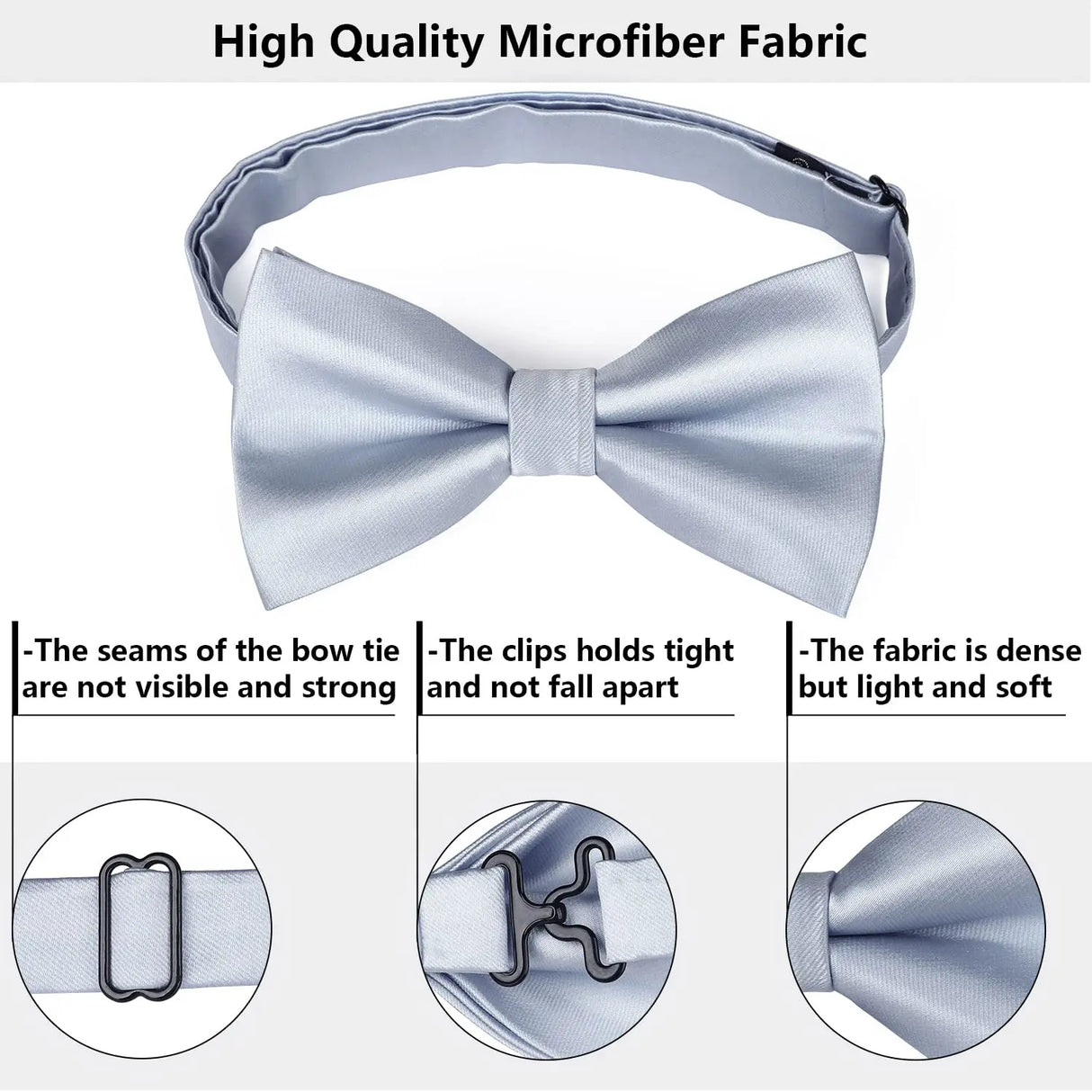Hi-Tie Nœud papillon rayé noir et rouge pour homme, mouchoir, boutons de manchette, en soie pré-nouée, pour soirée d'affaires masculine, vente en gros