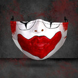1 masque anti-poussière filtre adulte grande bouche masques faciaux 3D mascara Halloween masculin réutilisable lavable masque de clown mascara divertida