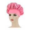 Newly Satin Night Hair Cap Women's Solid Sleeping Hat Sleep Care Bonnet Nightcap For Women Unisex Cap