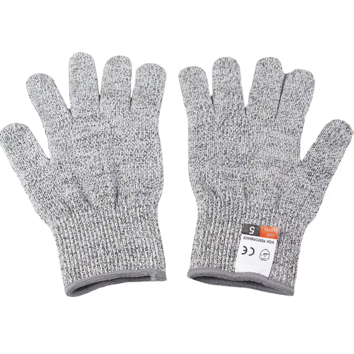 Schnittfeste Handschuhe aus HPPE der Klasse 5 für die Küche und den Garten, schnittfeste Strickhandschuhe, dornensicher, verschleißfest, Schneidehandschuhe für Glasbau