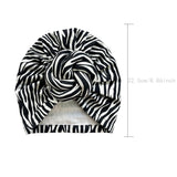New Pre-Made Knotted Head Wrap Fashion Head Cap For Women Luxury Party Headdress Women 3D Flower Cross Turban Hat