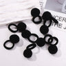 20pcs Kids Elastic Hair Bands Girls Plush Ball Rubber Band For Children Sweets Scrunchie Hair Ties Clip Baby Hair Accessories