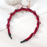 Toothed Non-slip Headbands Women Black Red Hair Hoops Bezel Headwear Ladies Korean Fashion Hair Accessories Hair Bands