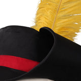 Puss in Boots Cosplay Kids Adult Hat Cap Costume with Feather Prop Children Role Play Accessories Gifts