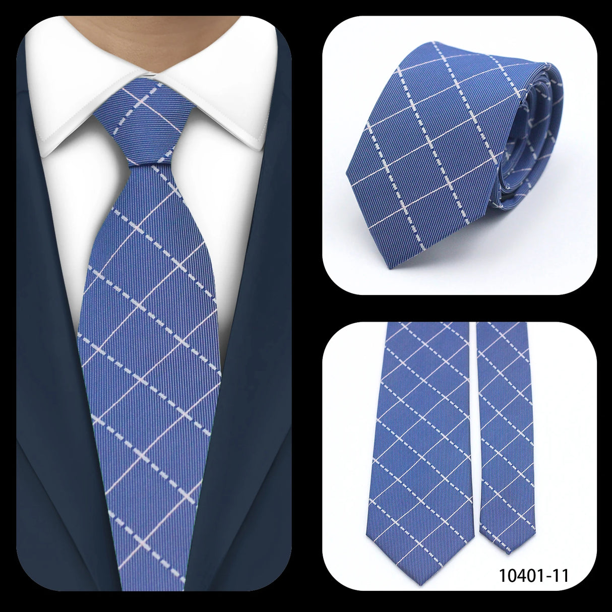 Cravates élégantes à pois pour hommes LYL 7 cm, cravate de luxe avec imprimé géométrique, cadeau pour invités, accessoires de festival pour gentleman