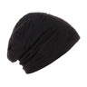 Unisex Men Women Beanie Cotton Night Sleep Cap Bonnet Chemo Hat Headwear Turban Baggy Hair Care Nightcap Pullover Hat Solid Colo