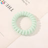 High Elasticity Telephone Coil Hairbands Women Spiral Hair Ties Girls Hair Rings Rope Solid Color Hair Accessories Gum Scrunchy