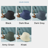 Chapeau de soleil d'été pour hommes et femmes, casquette Panama en maille à séchage rapide, chapeau seau plat en maille respirante, casquette de pêcheur grande taille