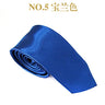 Mans Accessories Slim Skinny Tie for Men Jacquard Woven Solid Champagne Orange Red Purple Blue Ties Wedding Necktie corbatas par