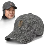 Chapeau en coton pour homme, chapeau d'automne et d'hiver, chapeau en tissu pour papa d'âge moyen, chapeau de baseball pour homme célibataire, chapeau de soleil