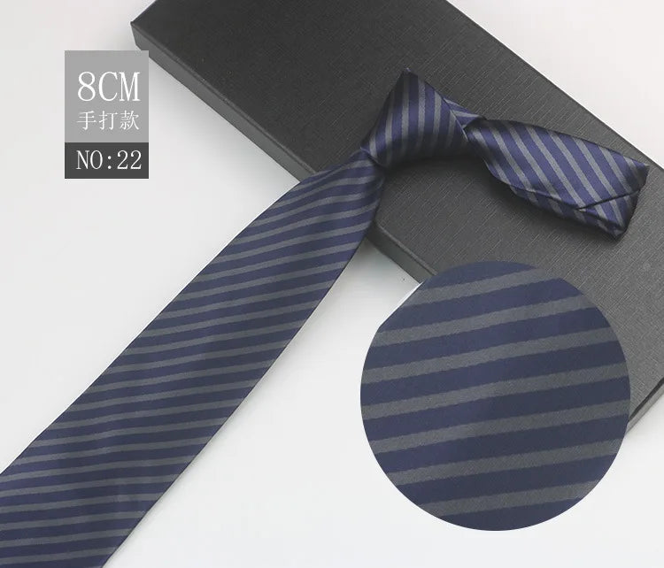 Cravate à fleurs en grille, tissée en gros, 8 cm, accessoires de mariage, bleu, homme, pois, cachemire, convient aux groupes, fêtes, bureau