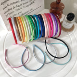 Red Blue Hair Bands Headband For Girls Women Children Hair Band Solid Color Elastic Hair Hoop Band Headpiece Hair Accessories