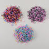 1500PCS Girls Colourful Disposable Rubber Band Hair Ties Headband Children Ponytail Holder Bands Kids Hair Accessories
