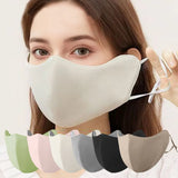 Masque facial tendance et respirant pour femme, de haute qualité, lavable, réutilisable, anti-poussière, coupe-vent, pour l'hiver