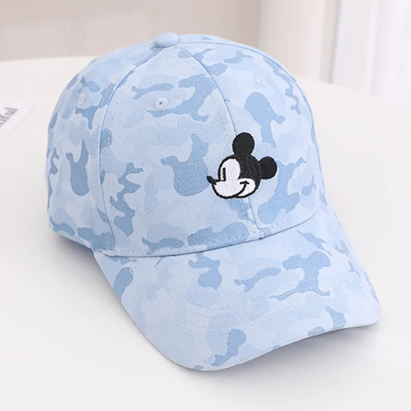 Casquette de baseball Mickey en coton pour enfants, offre spéciale, motif dessin animé, pour filles et garçons